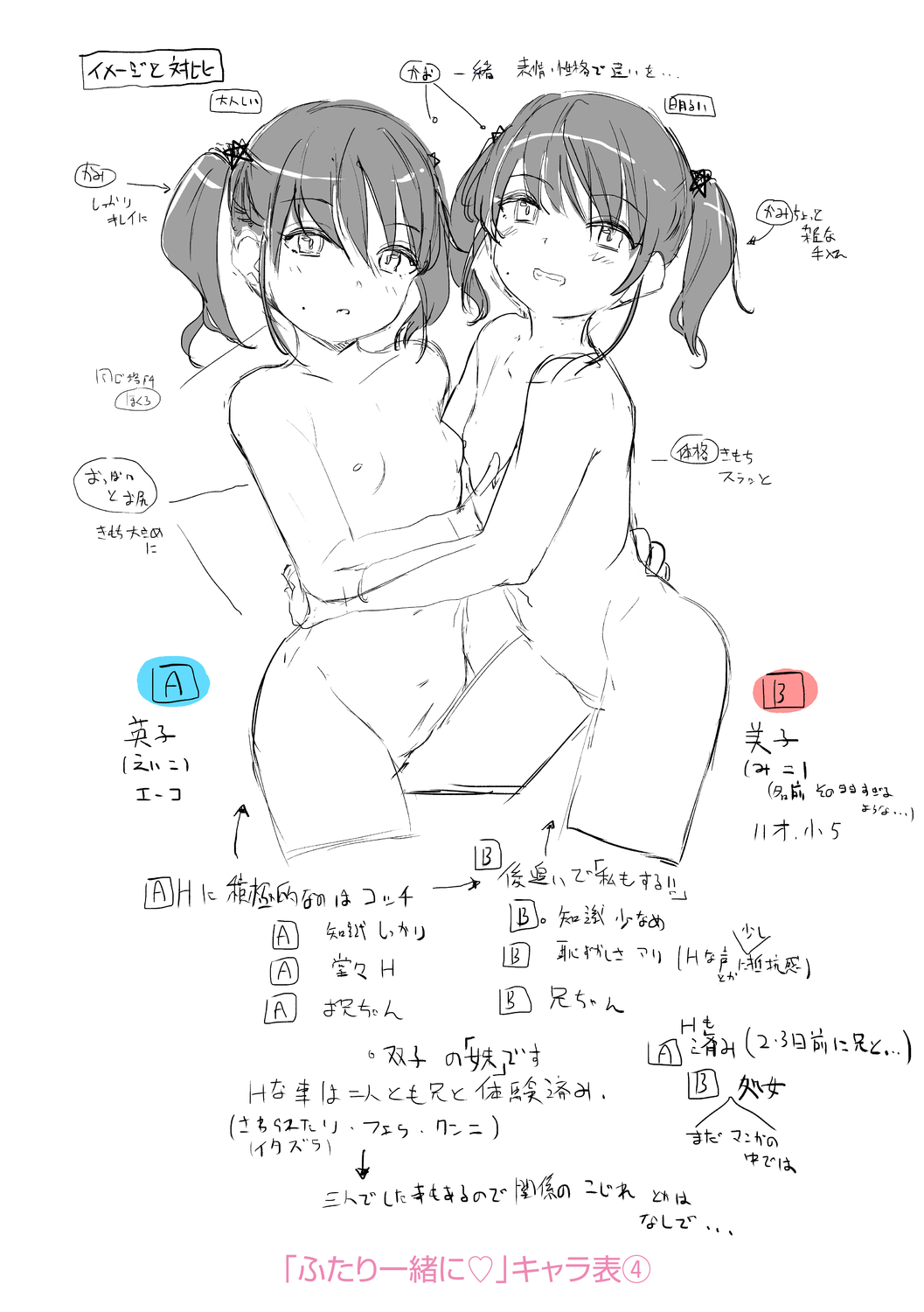 Download Motto Gyutte Kuttsuite  + DLsite Kounyu Tokuten Chara Settei Shiryoushuu & Sign-bon Illust