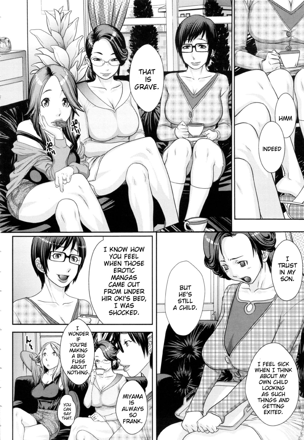 Download Orgy Treasure Mansion GOLD Ch. 3 - Mother's Side, After School Wives
