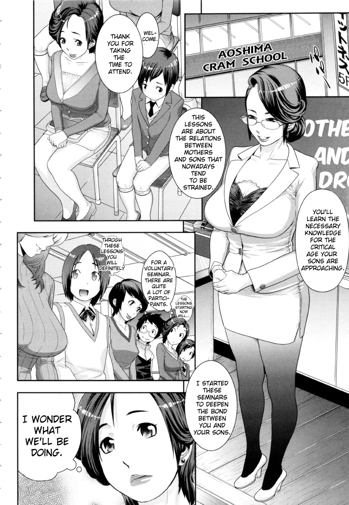 Download Orgy Treasure Mansion GOLD Ch. 3 - Mother's Side, After School Wives